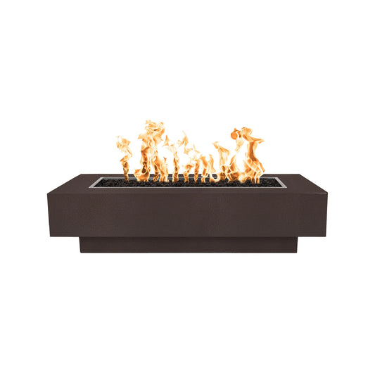 Rectangle Copper Vein Coronado Fire Pit in metal powder coat finish