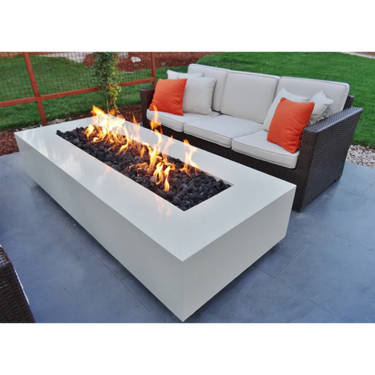 Coronado Rectangle Fire Pit | 40,000 to 120,000 BTU | Powder Coated Steel