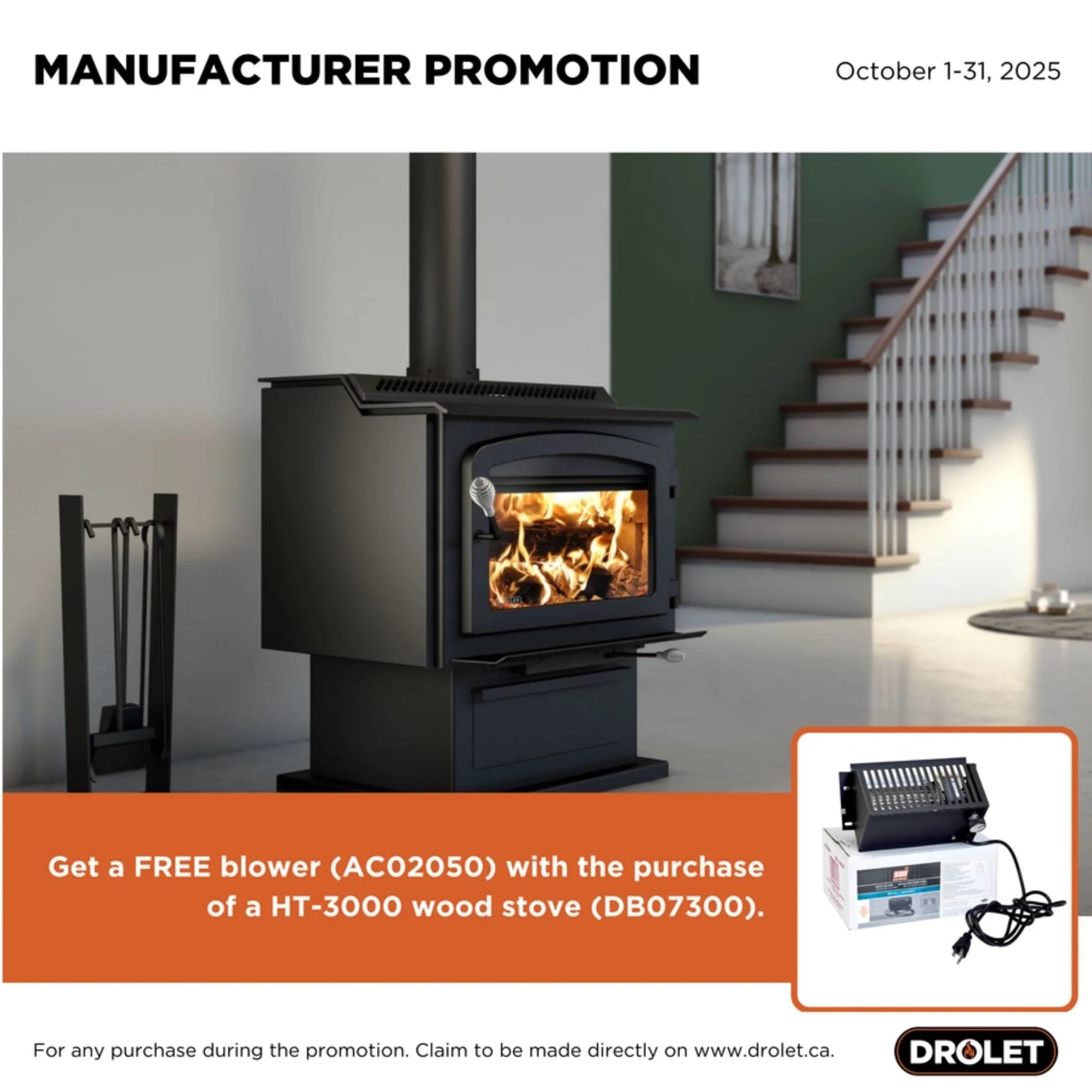 Drolet HT-3000 Promo October