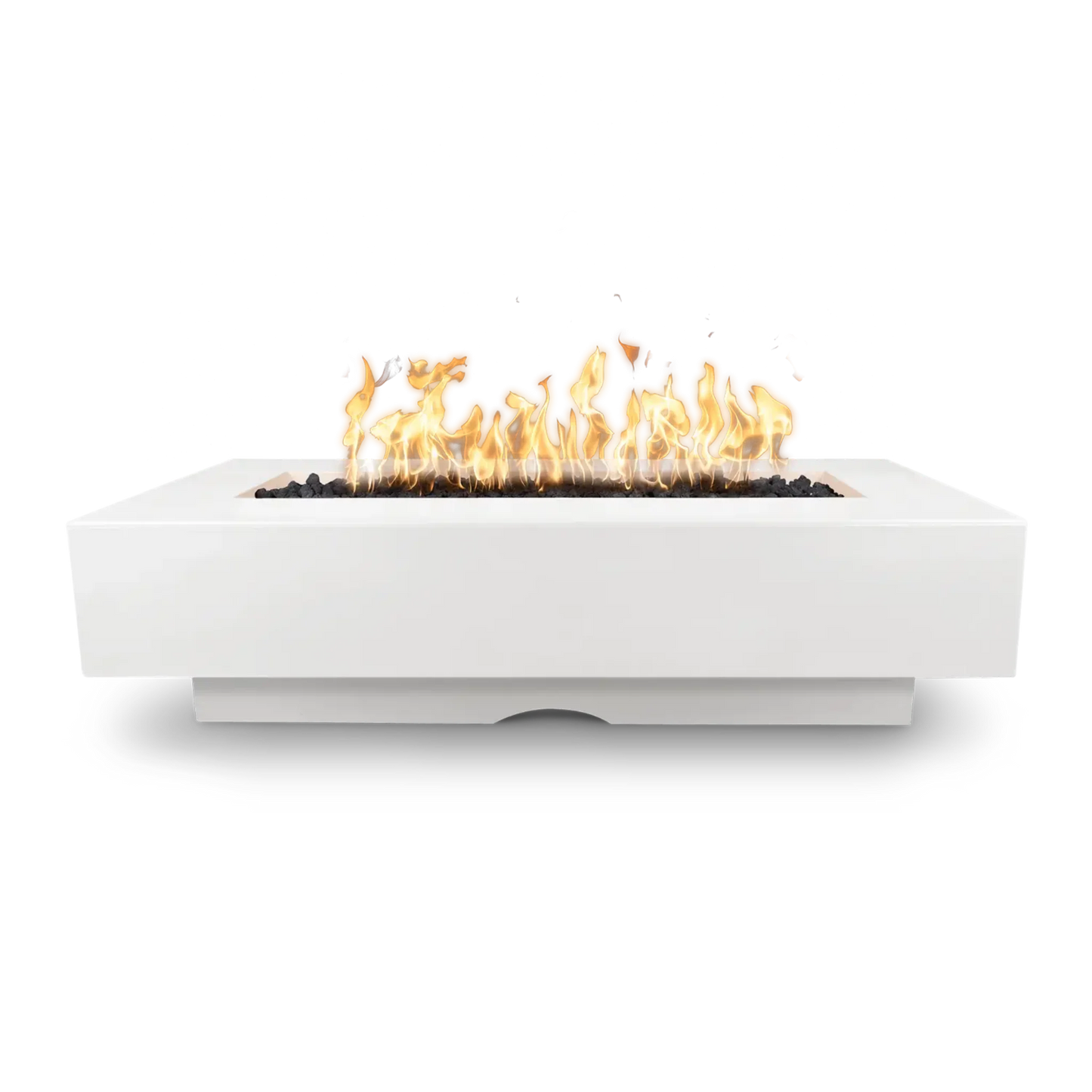 A limestone colored Del Mar Ourdoor Fire Pit