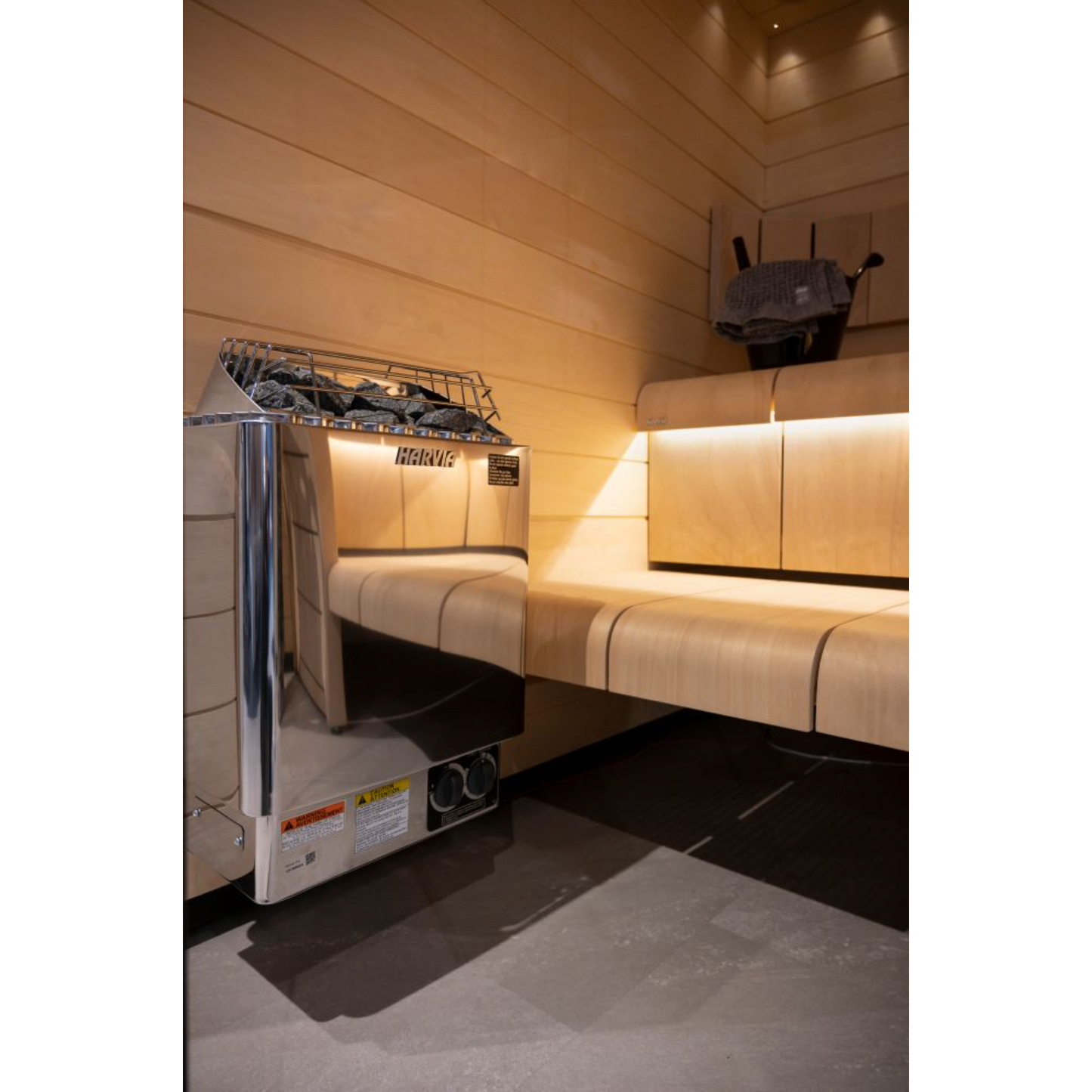 Harvia KIP80B 8kW Sauna Heater with Rocks