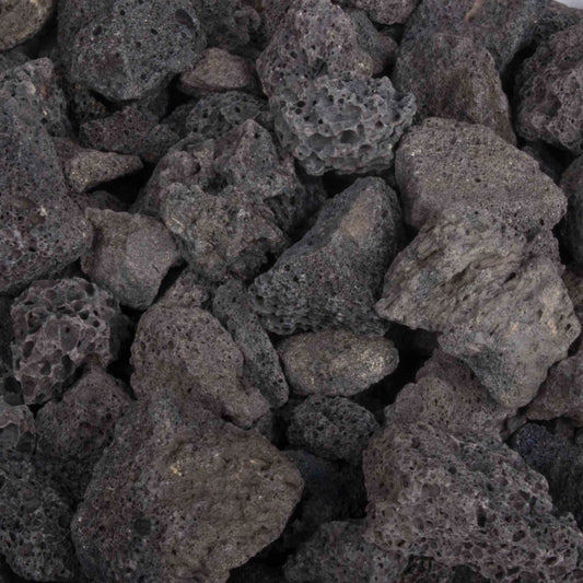 Lava Chunks – 50lb bag, 1/2"-1" natural lava rock.