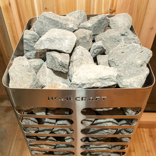 Homecraft Revive Sauna Heater Stones (200lbs in 6 Boxes)