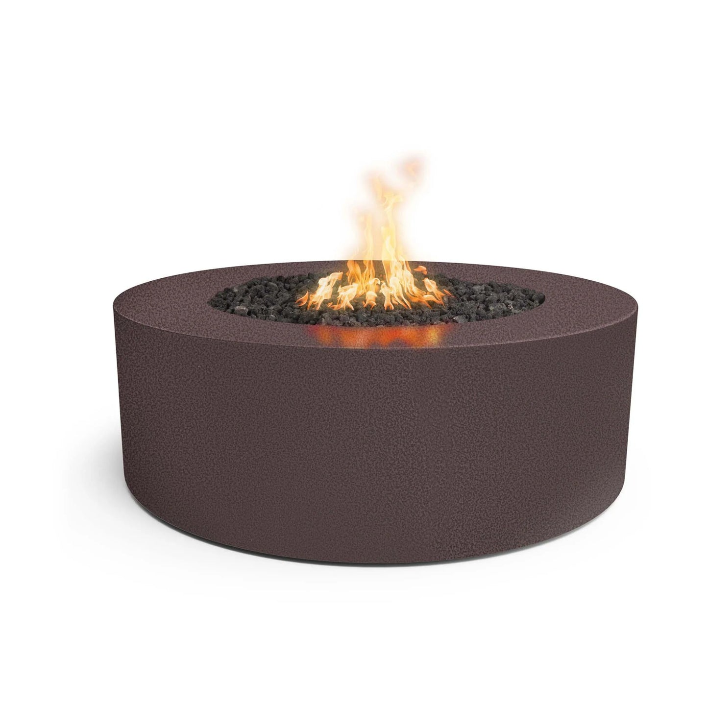 A Copper coloured Round Outdoor Fire Pit