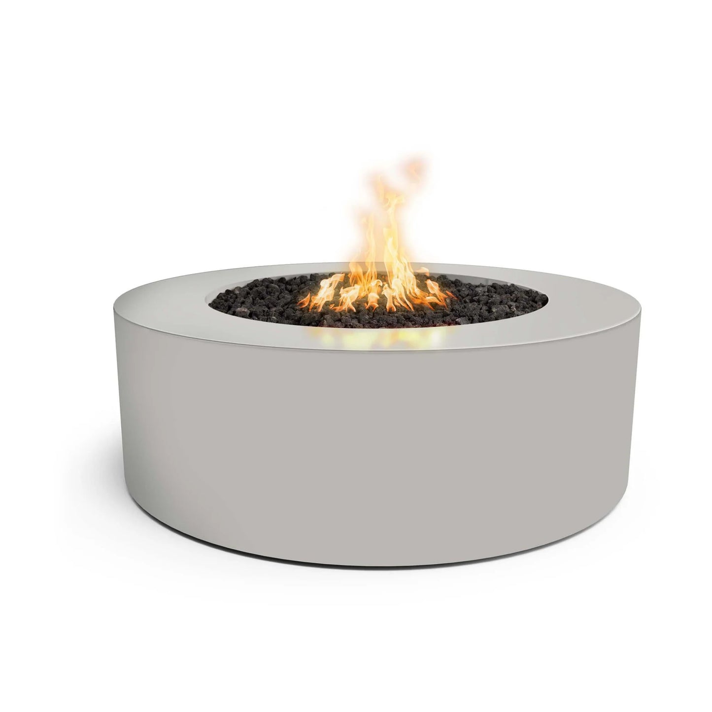 A Pewter coloured Round Outdoor Fire Pit