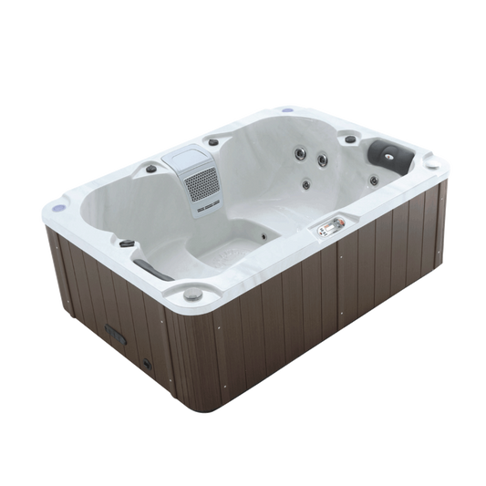 Liberty Spa LYS4000 4-person plug and play hot tub ideal for small spaces and Airbnb rentals