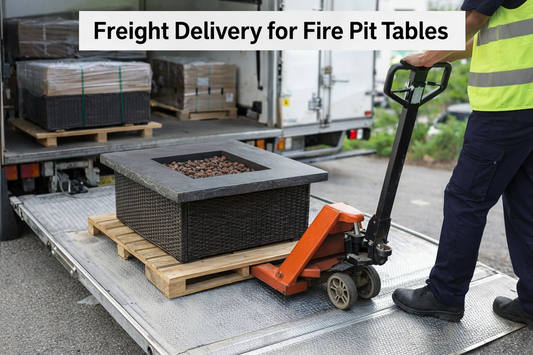 Freight Delivery for Fire Pit Tables: What to Expect