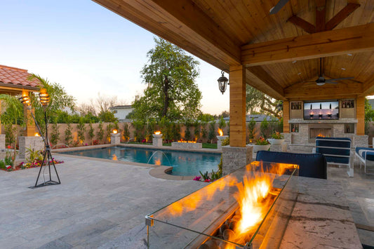 Pergolas, Awnings & Covered Structures: Clearance Rules for Fire Pit Tables