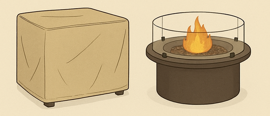 Fire Pit Table Covers & Wind Guards: Sizing & Safety