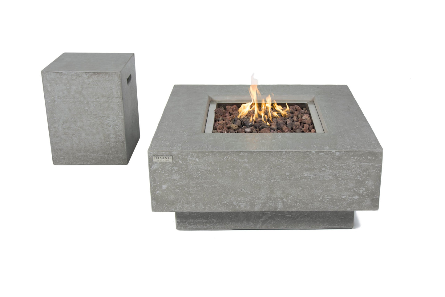 Elementi Manhattan Concrete Fire Table