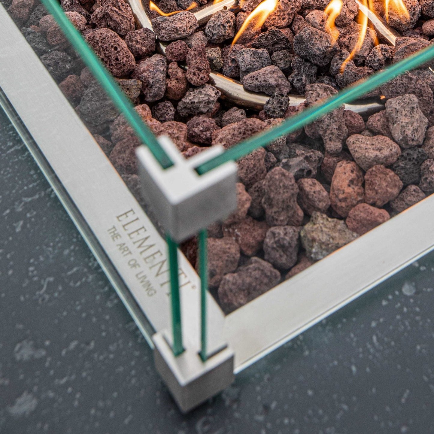 Elementi Manhattan Concrete Fire Table