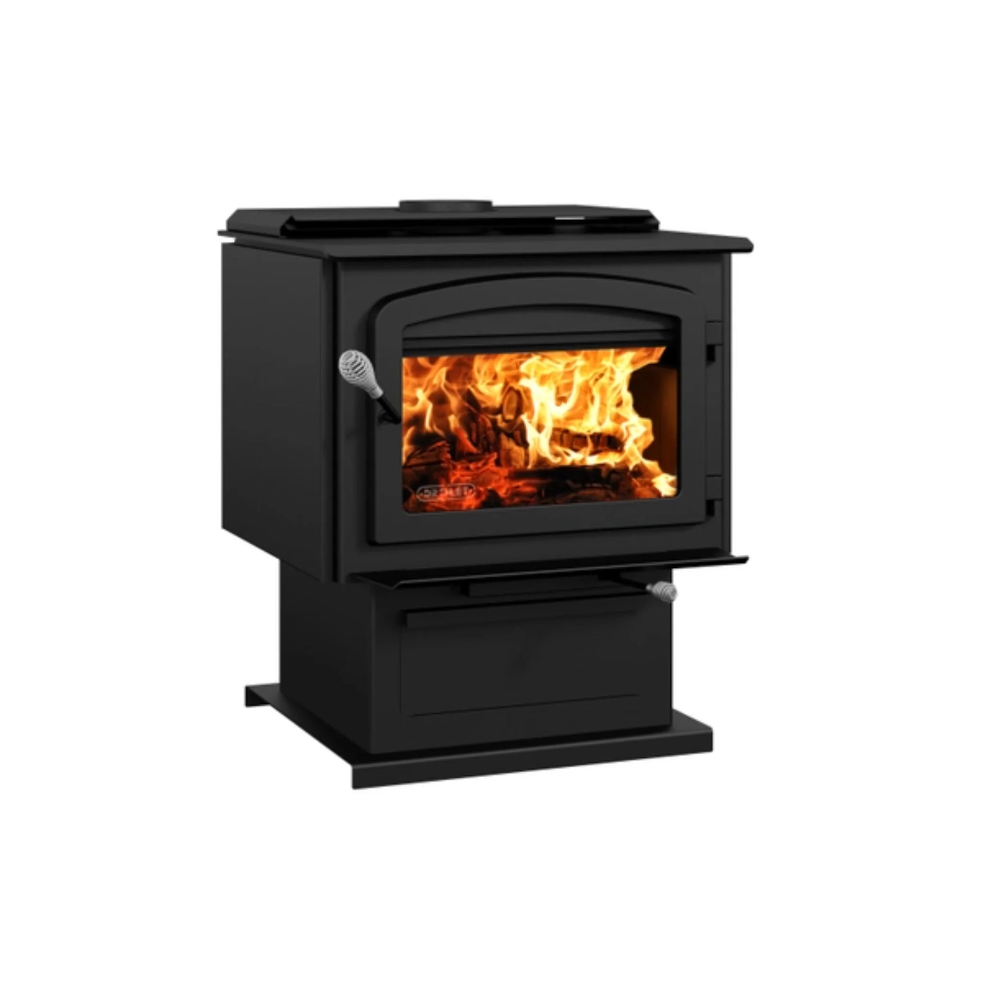 Drolet Escape 2100 Wood Stove | DB03129 left side view