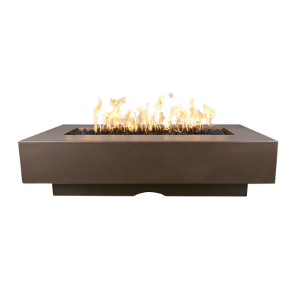 A chocolate colored Del Mar Ourdoor Fire Pit