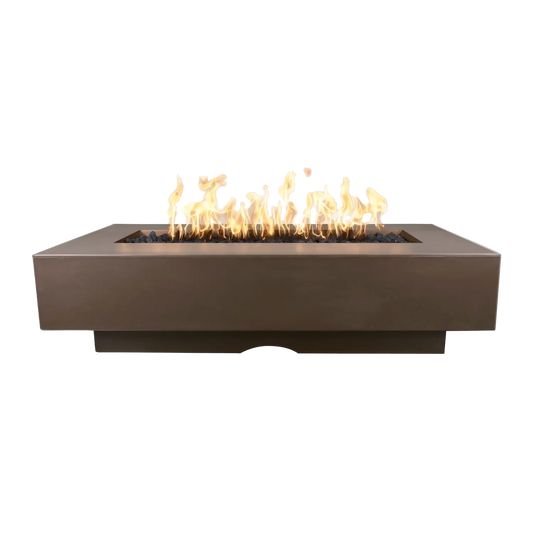 A chocolate colored Del Mar Ourdoor Fire Pit