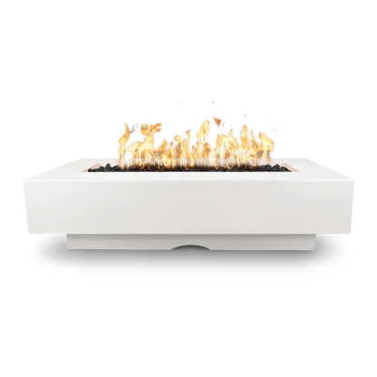 A limestone colored Del Mar Ourdoor Fire Pit