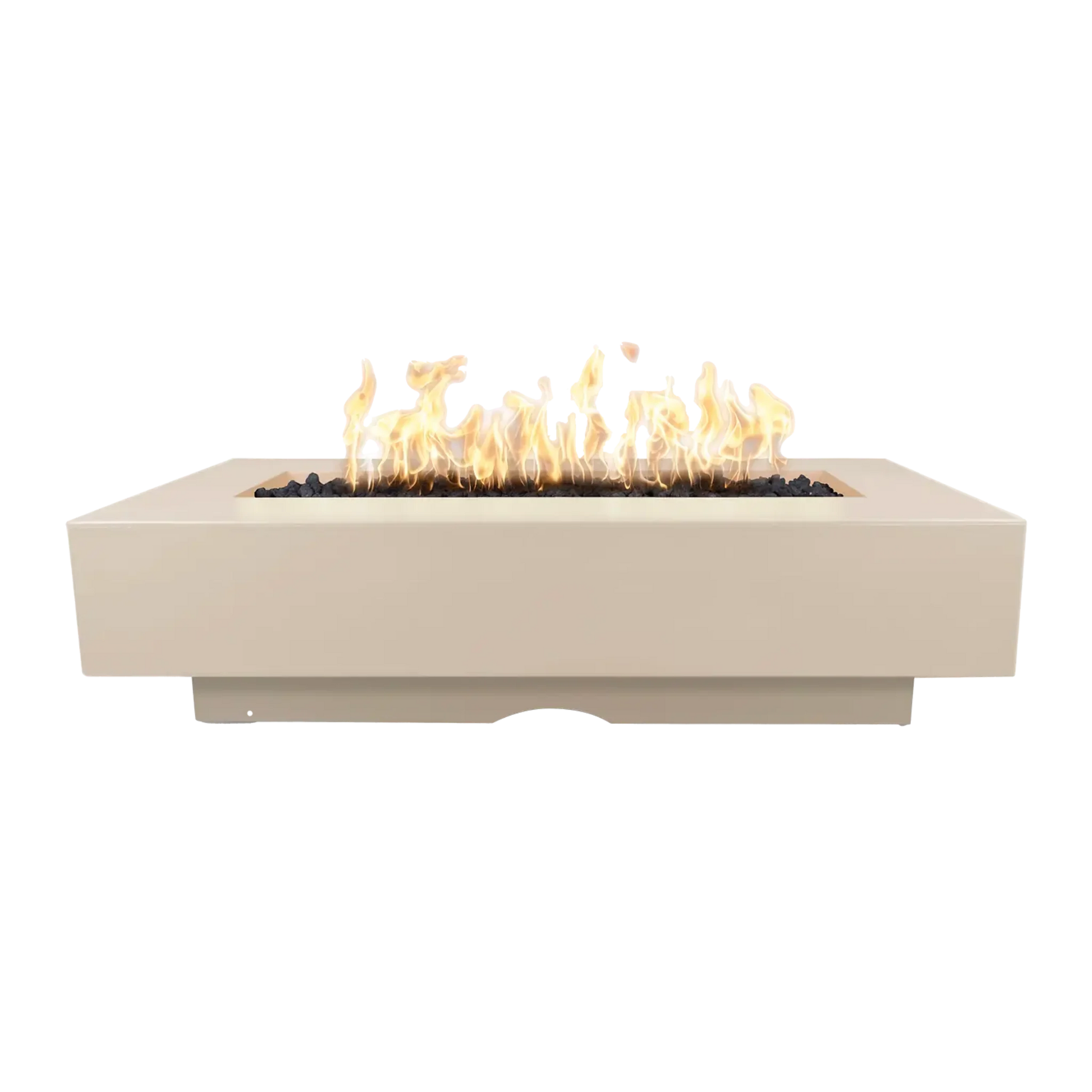 A vanilla colored Del Mar Ourdoor Fire Pit