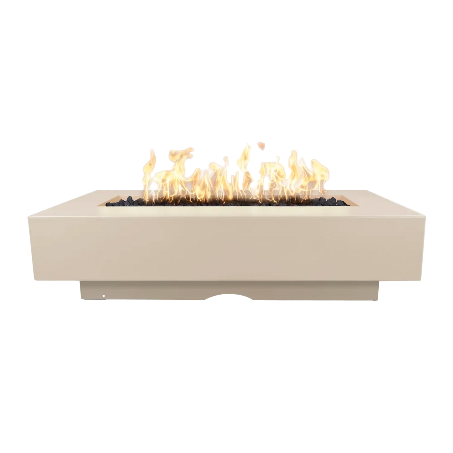 A vanilla colored Del Mar Ourdoor Fire Pit