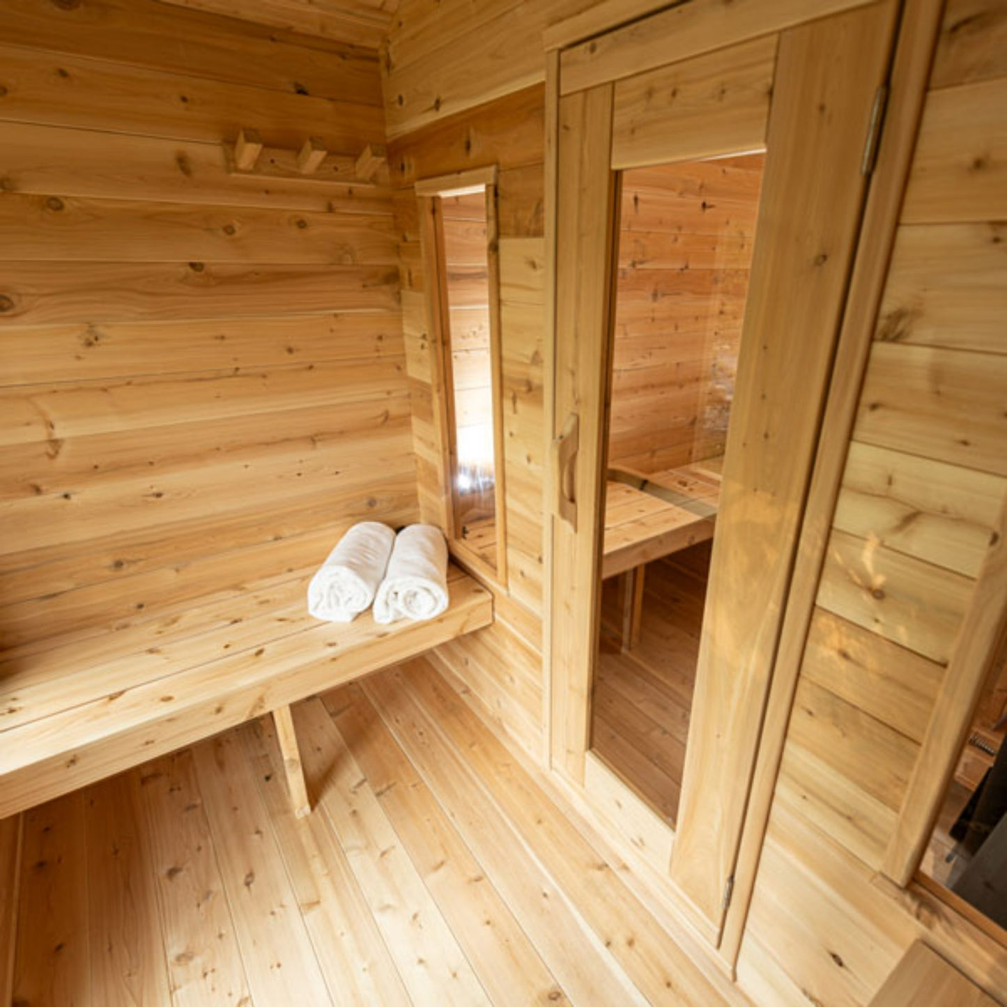 Dundalk Leisurecraft | CT Georgian Cabin Sauna with Changeroom
