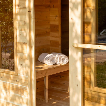 Dundalk Leisurecraft | CT Georgian Cabin Sauna with Changeroom