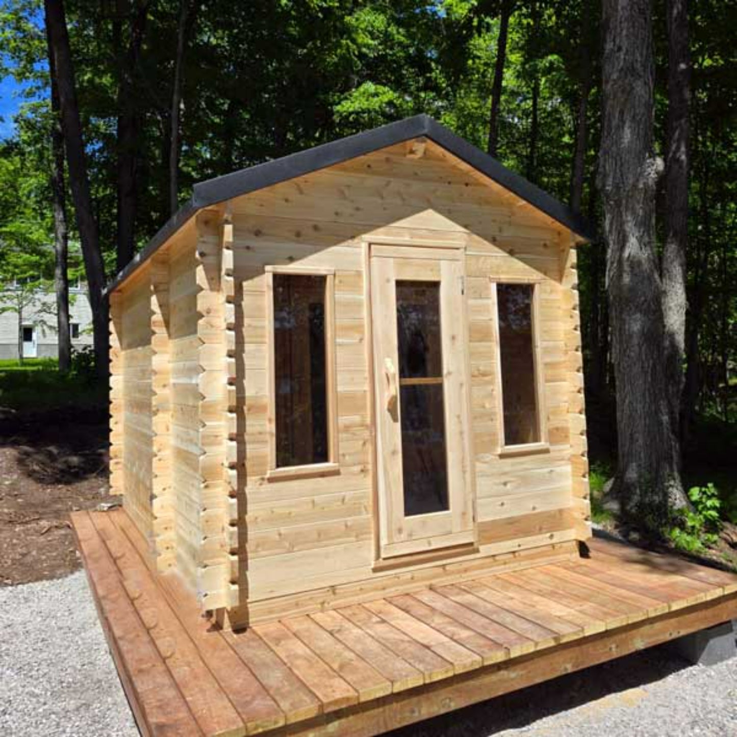 Dundalk Leisurecraft | CT Georgian Cabin Sauna with Changeroom