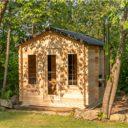 Dundalk Leisurecraft | CT Georgian Cabin Sauna with Changeroom