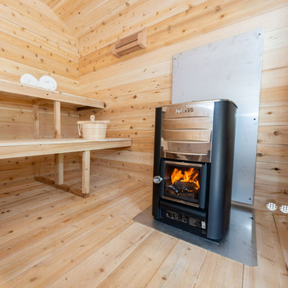 Dundalk Leisurecraft | CT Georgian Cabin Sauna with Porch