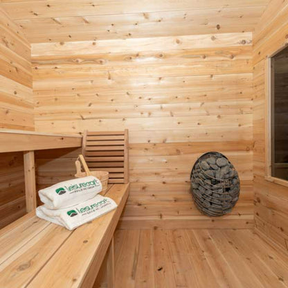 Dundalk Leisurecraft | CT Georgian Cabin Sauna with Porch