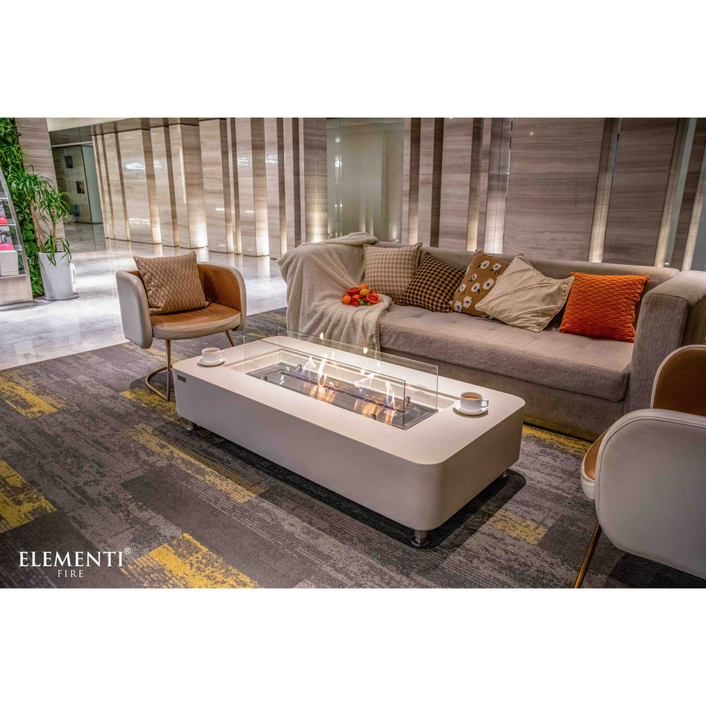 Elementi Sydney Indoor Fire Pit Table