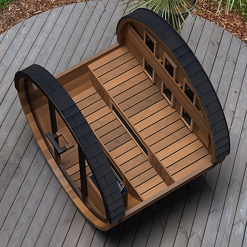 Finnmark | FD-6 Cedar Combination Barrel Sauna