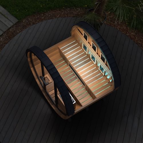 Finnmark | FD-6 Cedar Combination Barrel Sauna