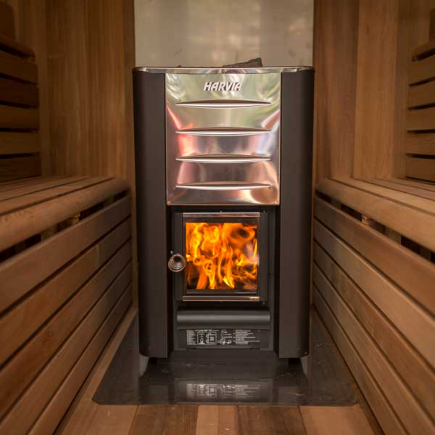 Harvia Wood Burning Heater with Stones