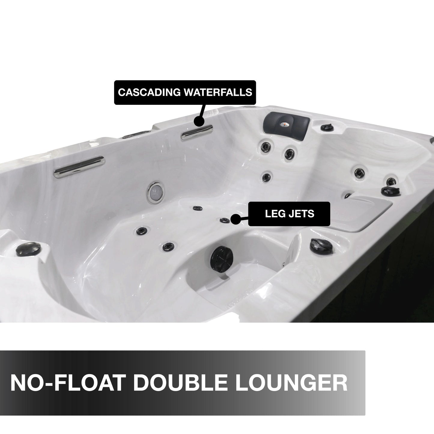 4-Person Luxury Hot Tub – Liberty Spa LYS4000 (Jetted, 120V) Plug and Play