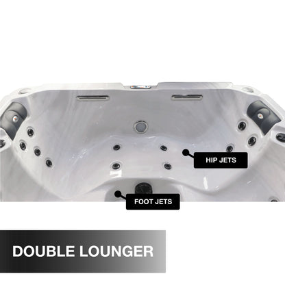 4-Person Luxury Hot Tub – Liberty Spa LYS4000 (Jetted, 120V) Plug and Play