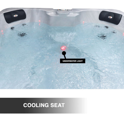 5-Person Luxury Hot Tub – Liberty Spa LYS4500 (Jetted, 120V)