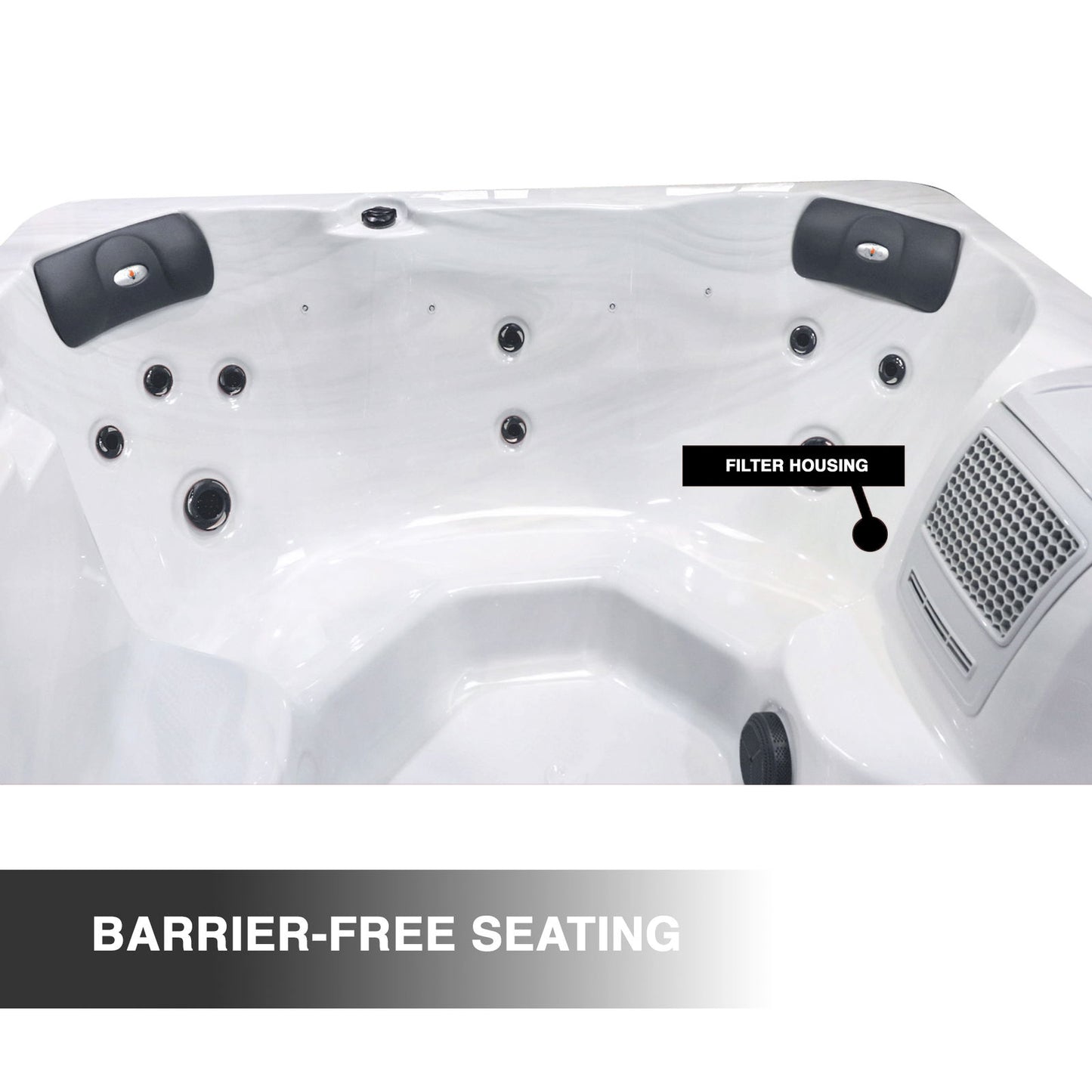 5-Person Luxury Hot Tub – Liberty Spa LYS4500 (Jetted, 120V)