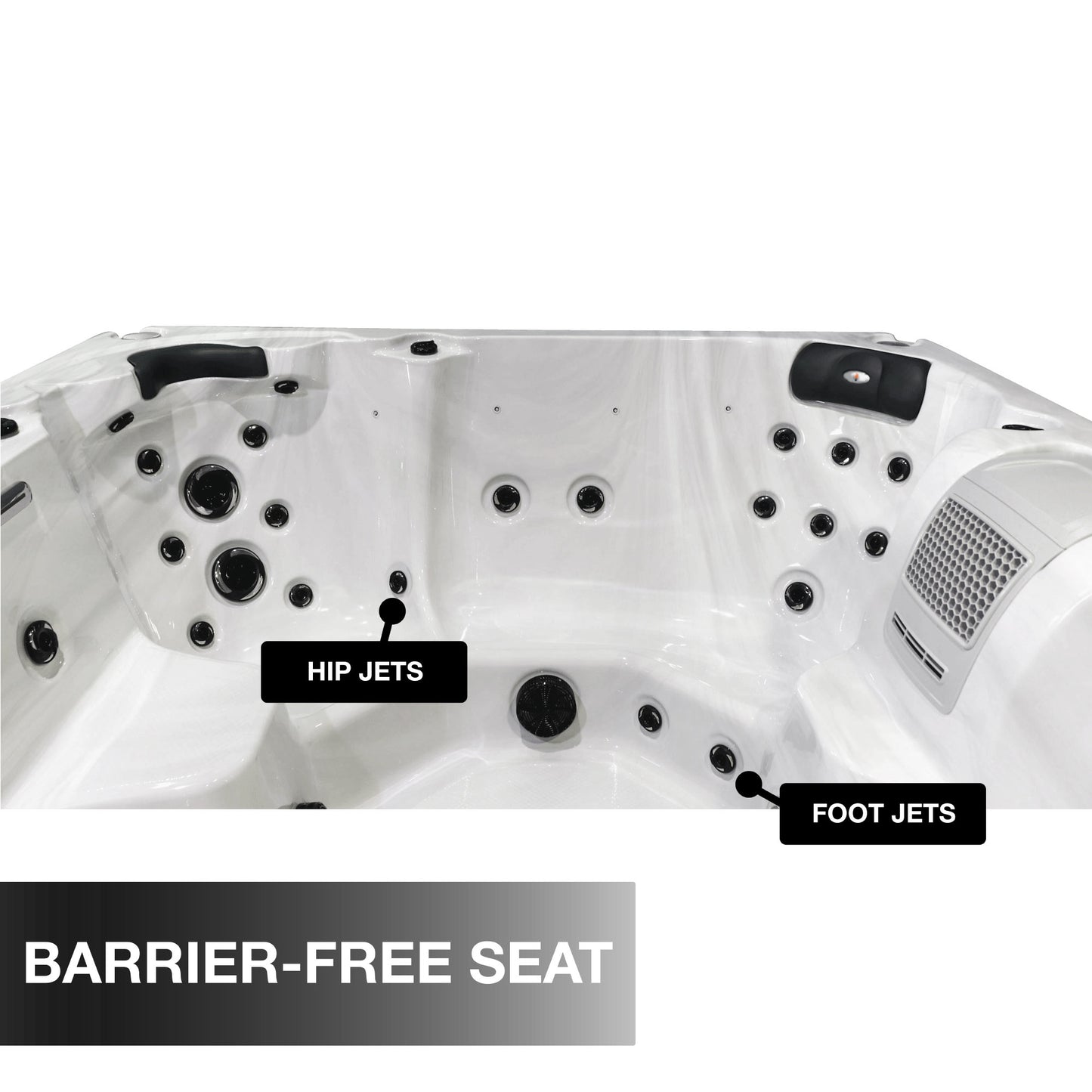 7-Person Luxury Hot Tub – Liberty Spa LYS7000 (Jetted, 240V)