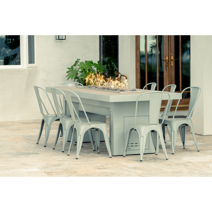 Alameda Fire Pit Dining Table | Outdoor Dining with Fire | 20,000 to 70,000 BTU