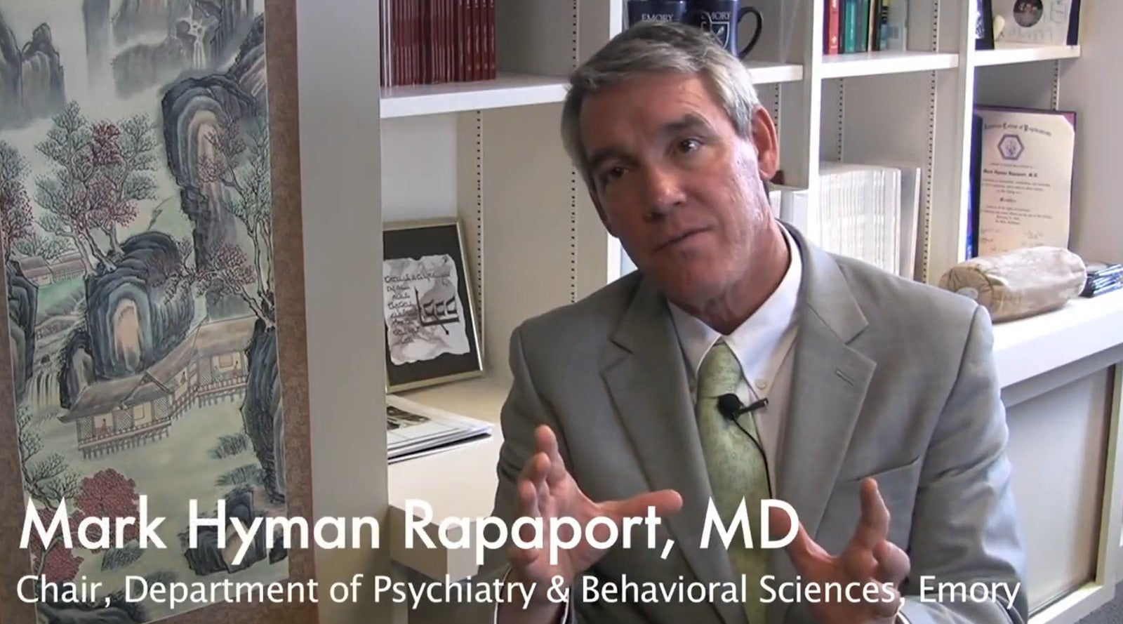 Load video: Dr. Mark Hyman Rapaport Chair