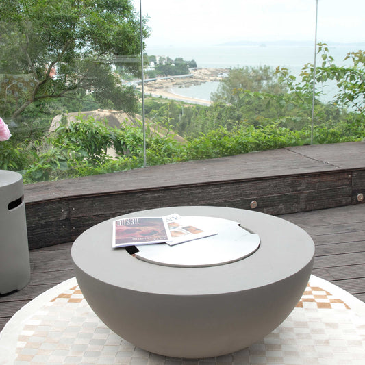 Modeno Roca Concrete Fire Pit Table