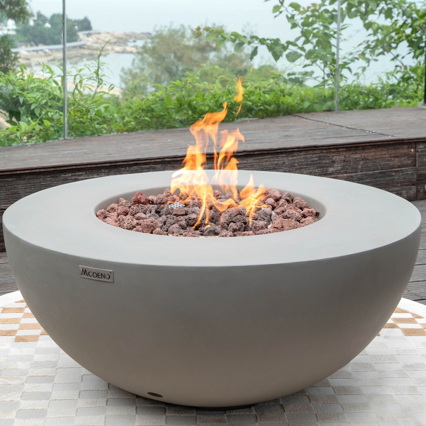 Modeno Roca Concrete Fire Pit Table