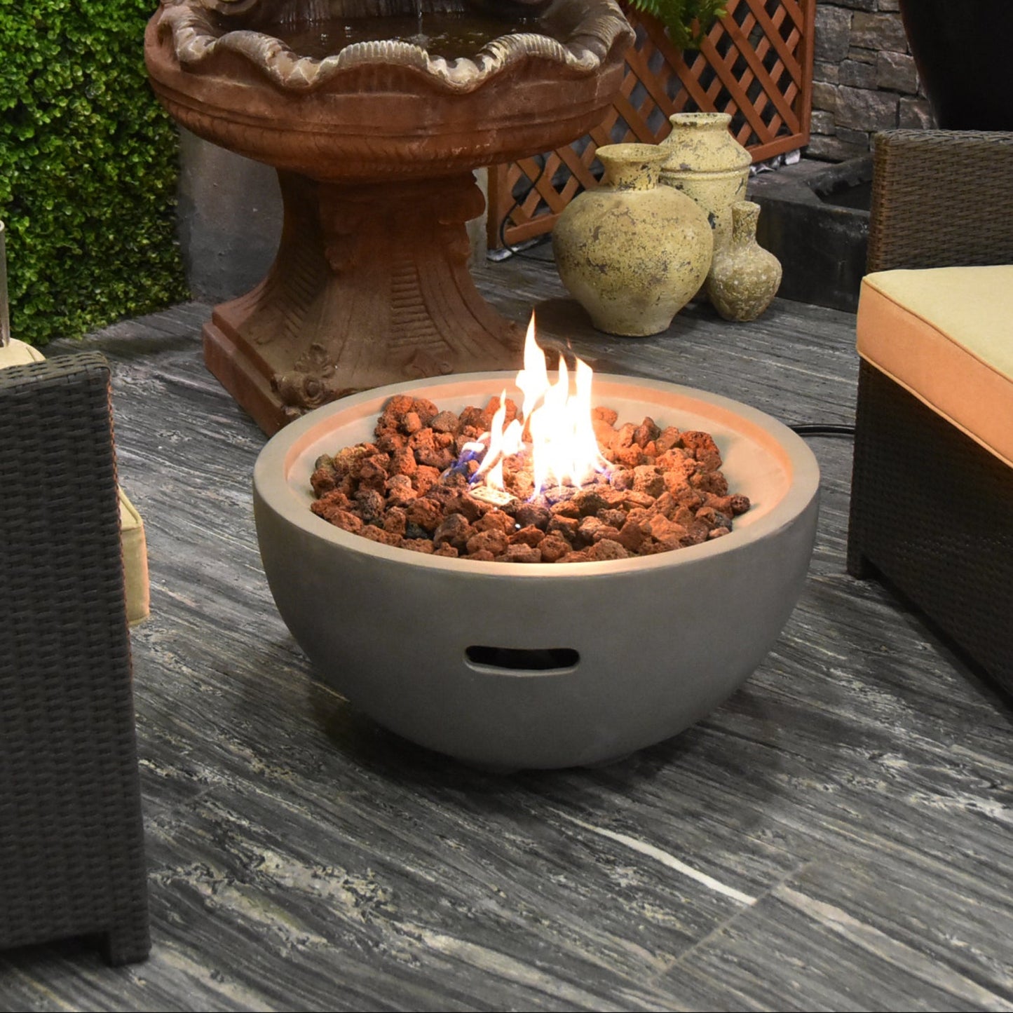 Modeno Nantucket Concrete Fire Bowl