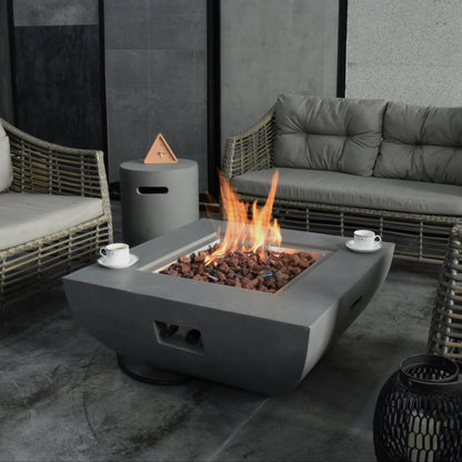 Modeno Westport 34 inch Concrete Fire Table