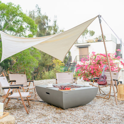 Modeno Westport 34 inch Concrete Fire Table