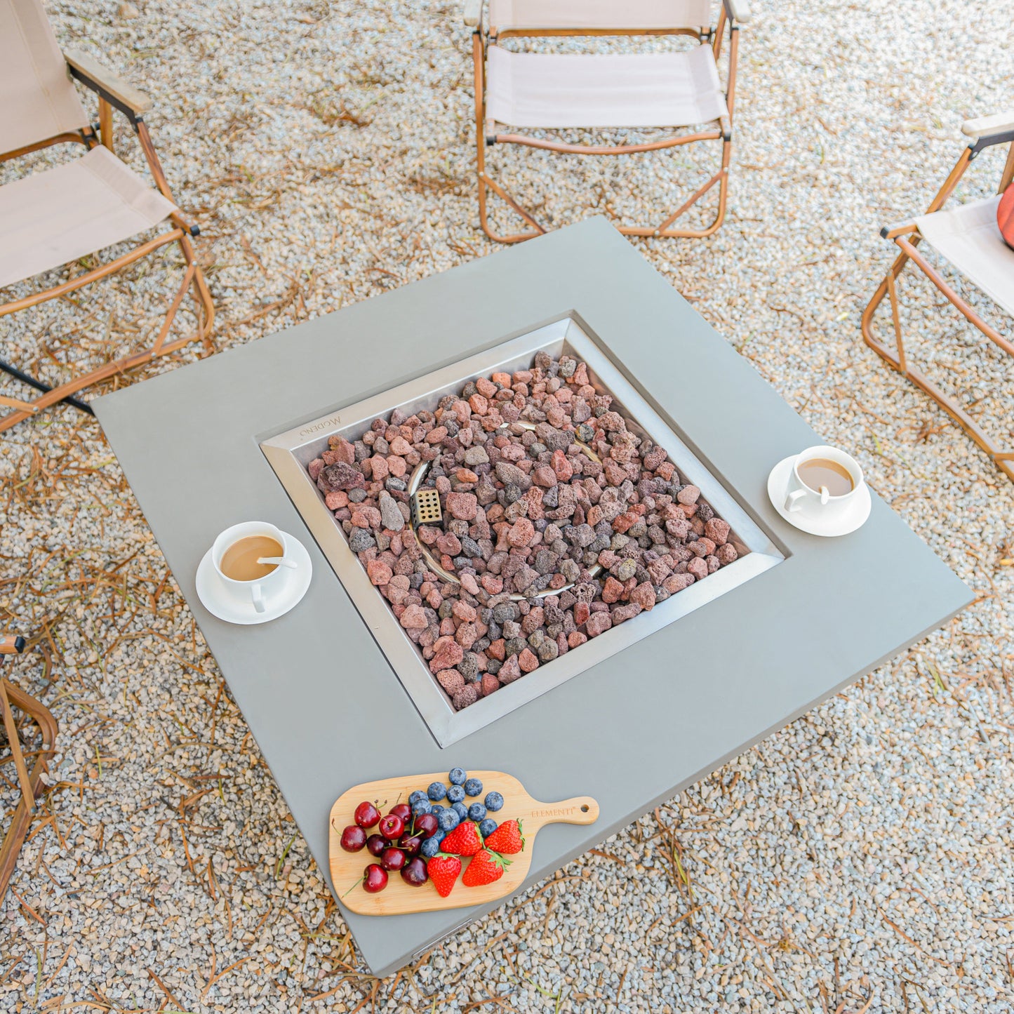 Modeno Westport 34 inch Concrete Fire Table