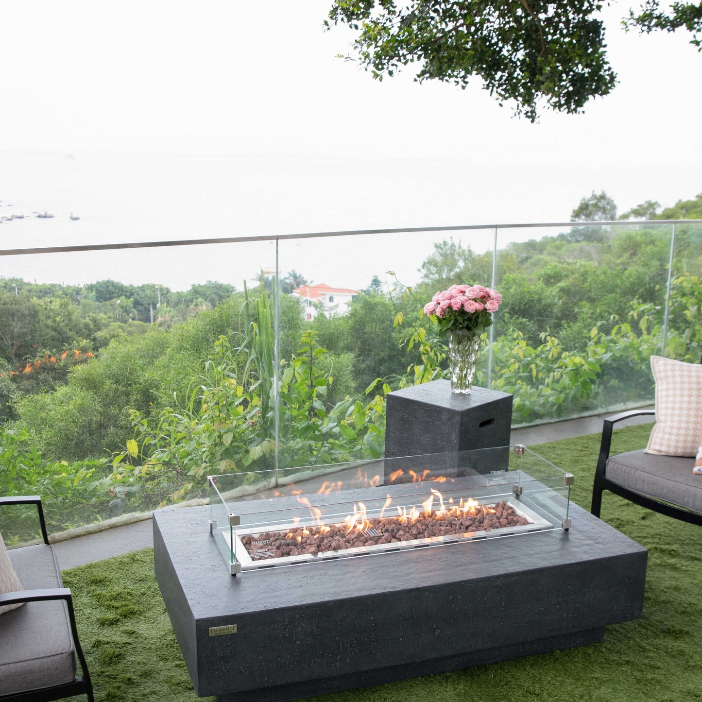 Elementi Hampton Concrete Fire Pit