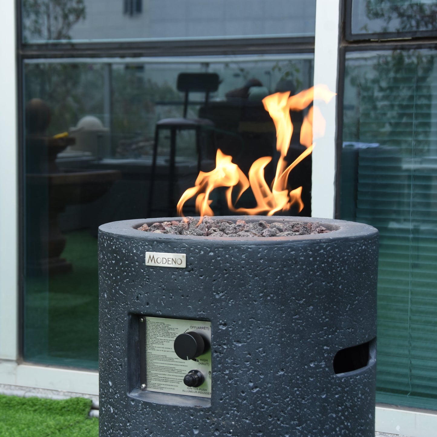 Modeno Lava Tube Fire Pit