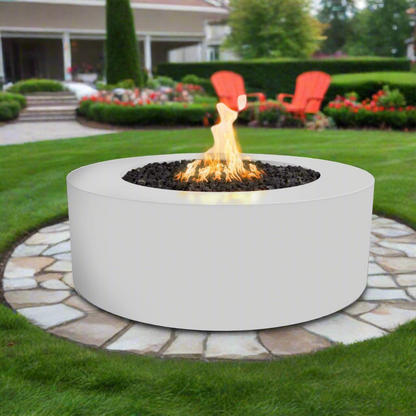60" Unity Round Fire Pit | Powder Coated Steel | 6-8 People | 160,000 BTU