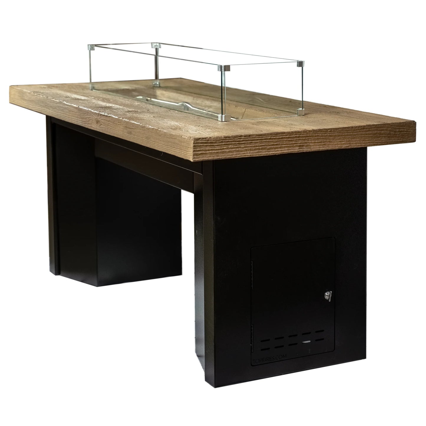 Alameda Fire Pit Dining Table | Outdoor Dining with Fire | 20,000 to 70,000 BTU