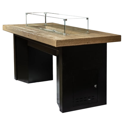 Alameda Fire Pit Dining Table | Outdoor Dining with Fire | 20,000 to 70,000 BTU