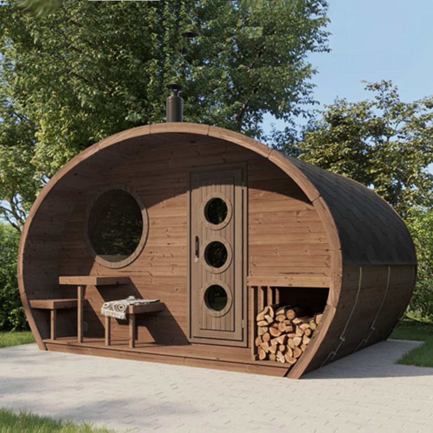 SaunaLife | G11 Garden Sauna - 8 Persons